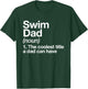 Swim Dad Definition Funny Sports T-Shirt - T-Shirt | Forest