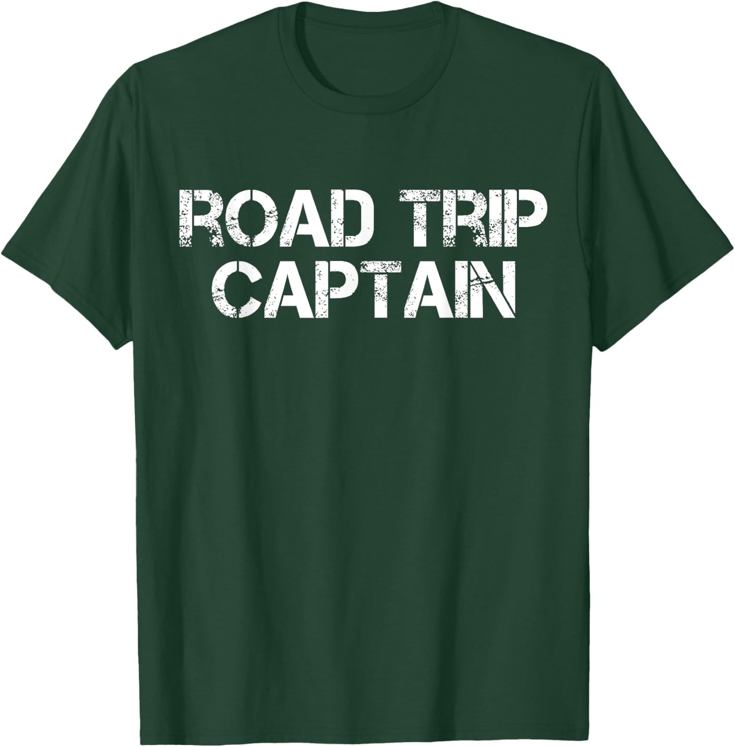 Road Trip Captain Outdoor RV Camping Group T-Shirt - T-Shirt | Forest
