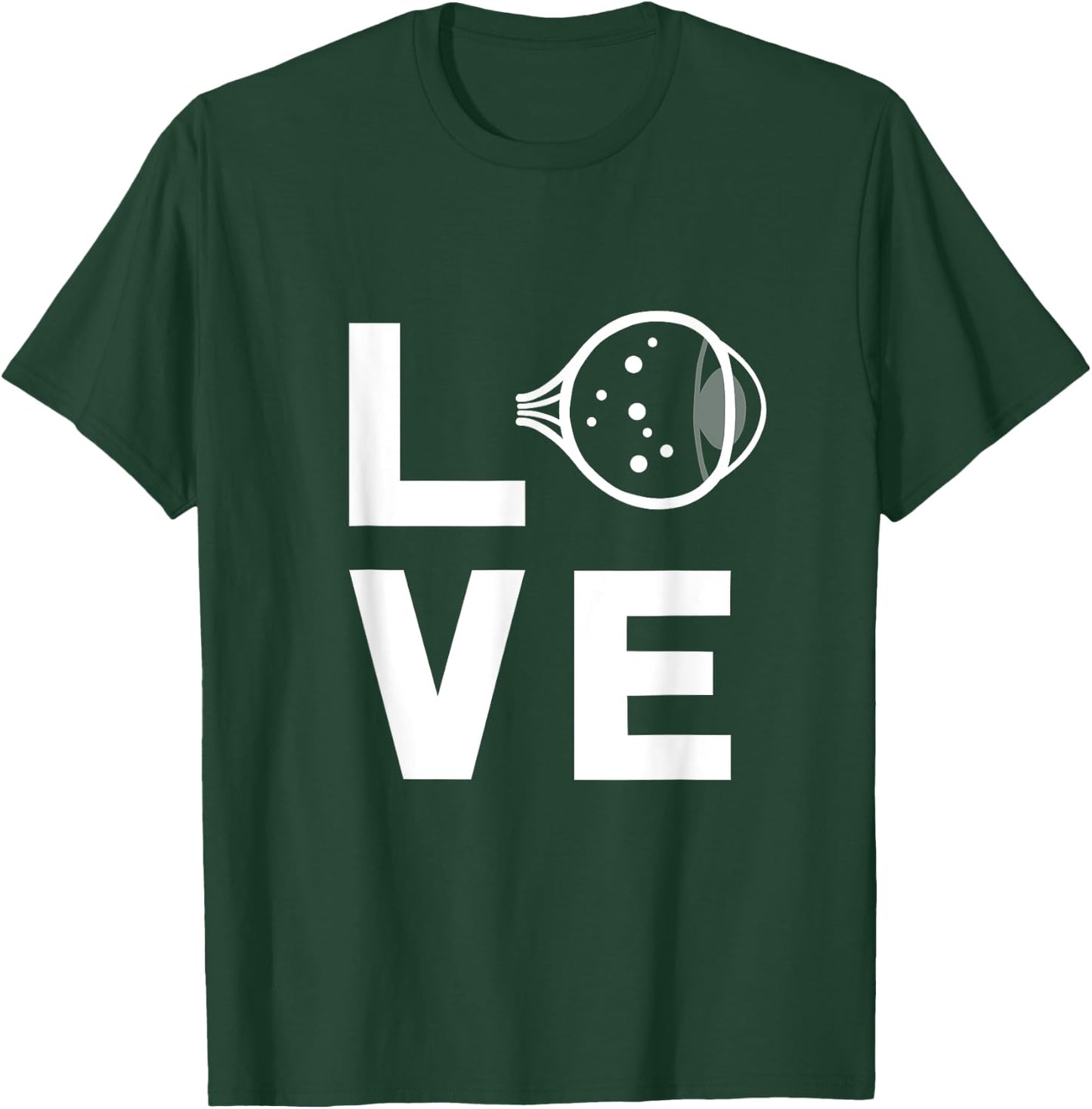 Love With Eye Cool Ophthalmology Ophthalmologist T Shirt T-Shirt - T-Shirt | Forest