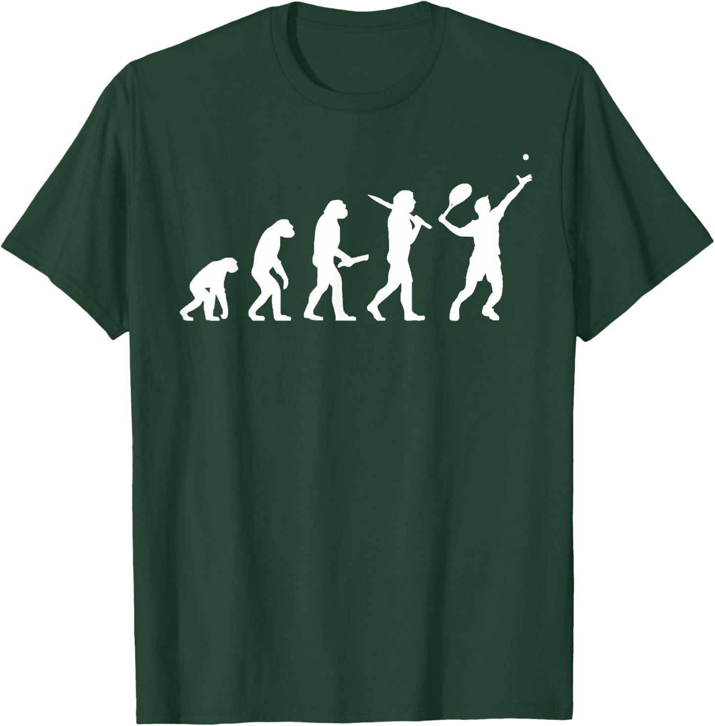 Funny Tennis Shirt - Evolution of a Tennis Star Gift T-Shirt - T-Shirt | Forest