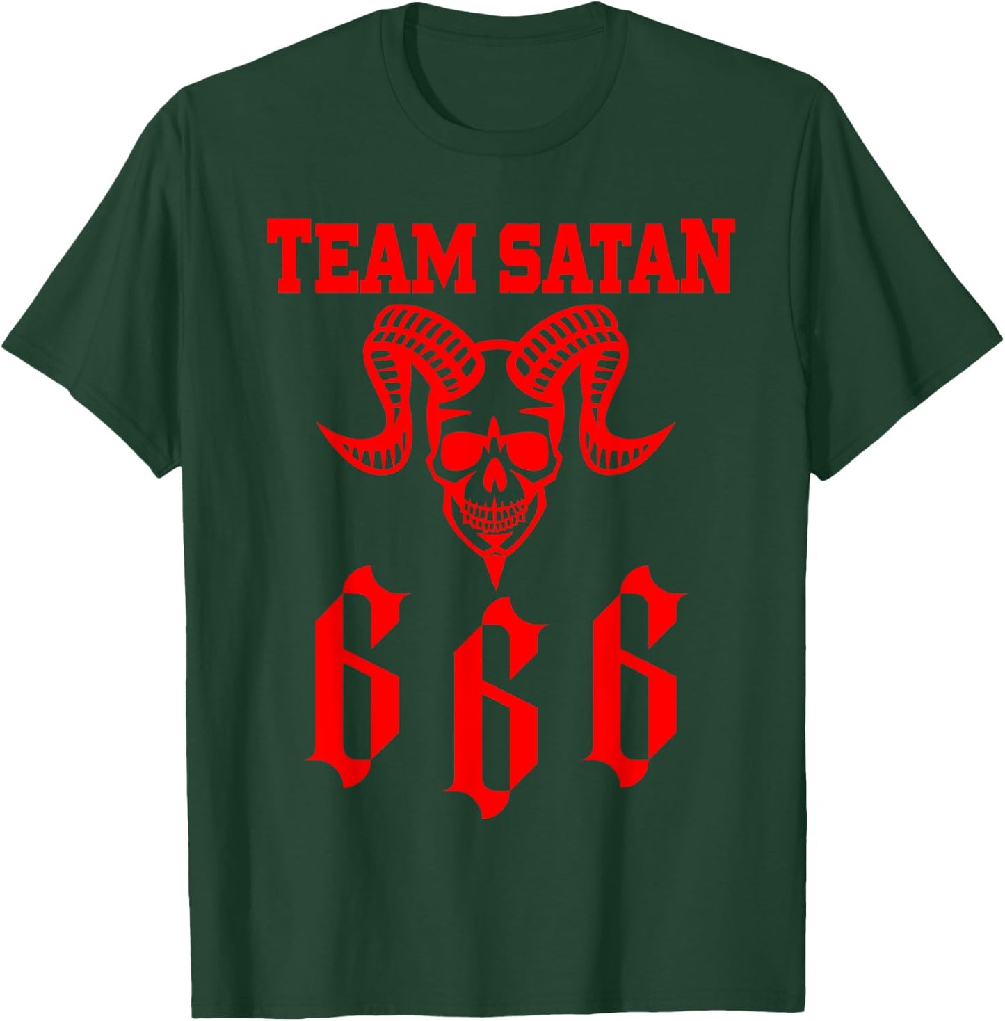 Team Satan 666 Costume T-Shirt - T-Shirt | Forest