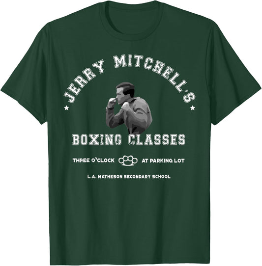 Three O'Clock Boxing Classes T Shirt, Cult Geek Fighter T-Shirt - T-Shirt | Forest