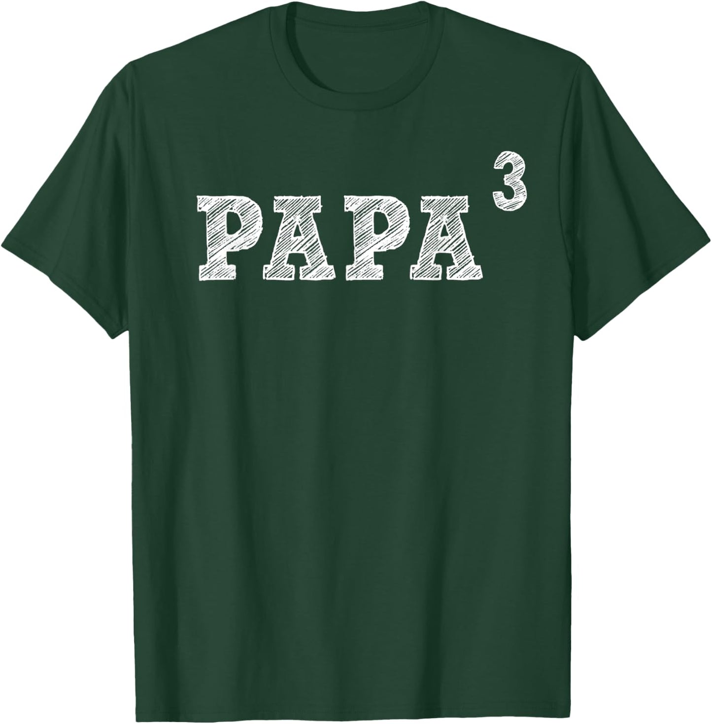 Papa3, Papa Cubed T-Shirt - T-Shirt | Forest