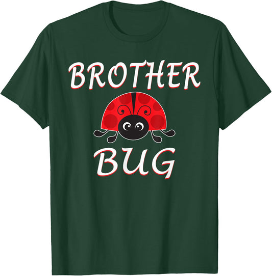 Brother Bug Ladybug Brother Funny T-Shirt - T-Shirt | Forest