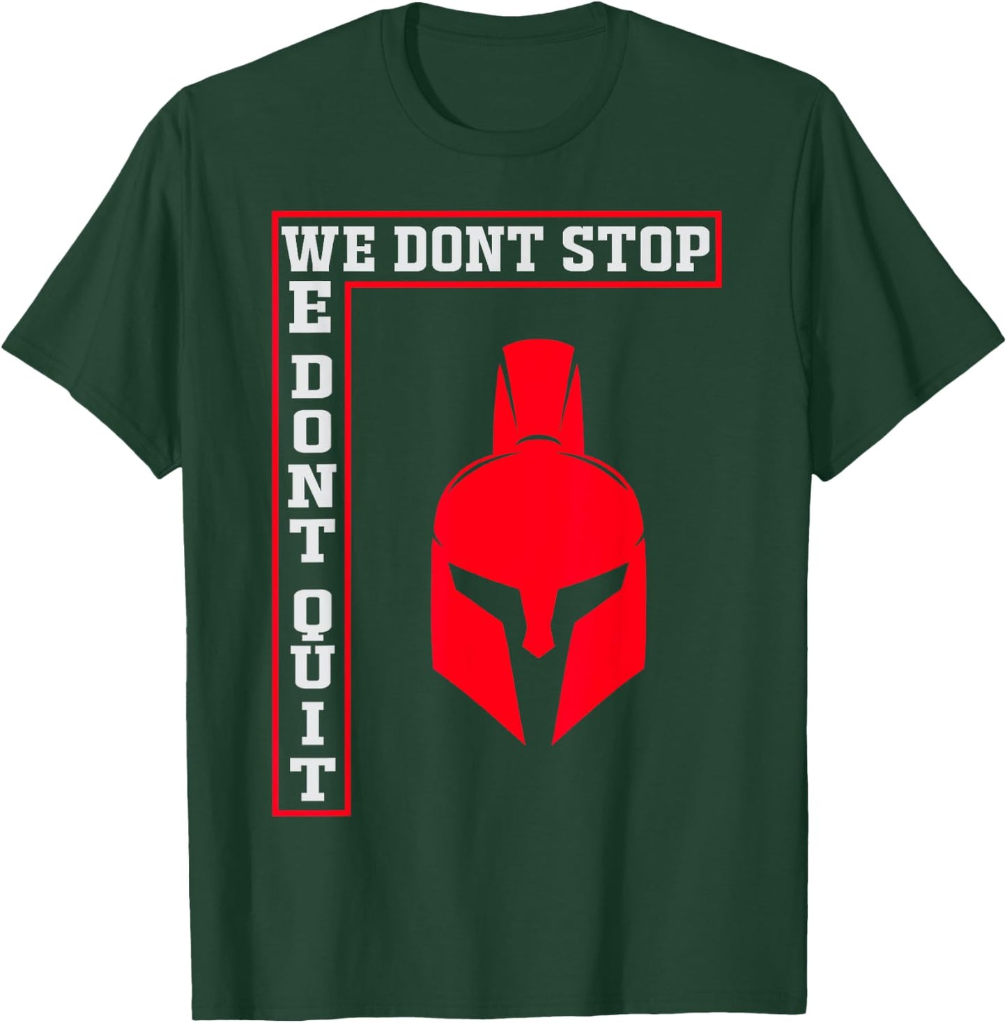 Spartan T Shirt, Motivational T Shirt, Workout T-Shirt - T-Shirt | Forest