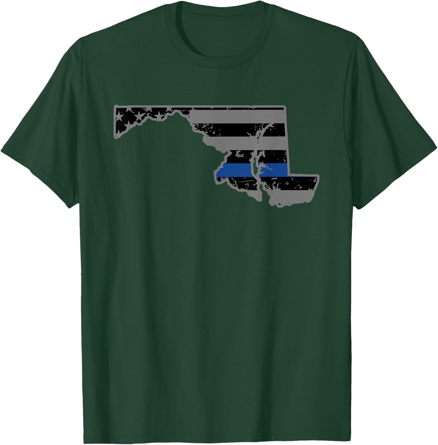 Maryland State Police Maryland State Trooper Baltimore Shirt T-Shirt - T-Shirt | Forest