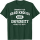 Proper T Hard Knocks University Funny - Black, , Short Sleeve, Classic Fit, XXL T-Shirt - T-Shirt | Forest