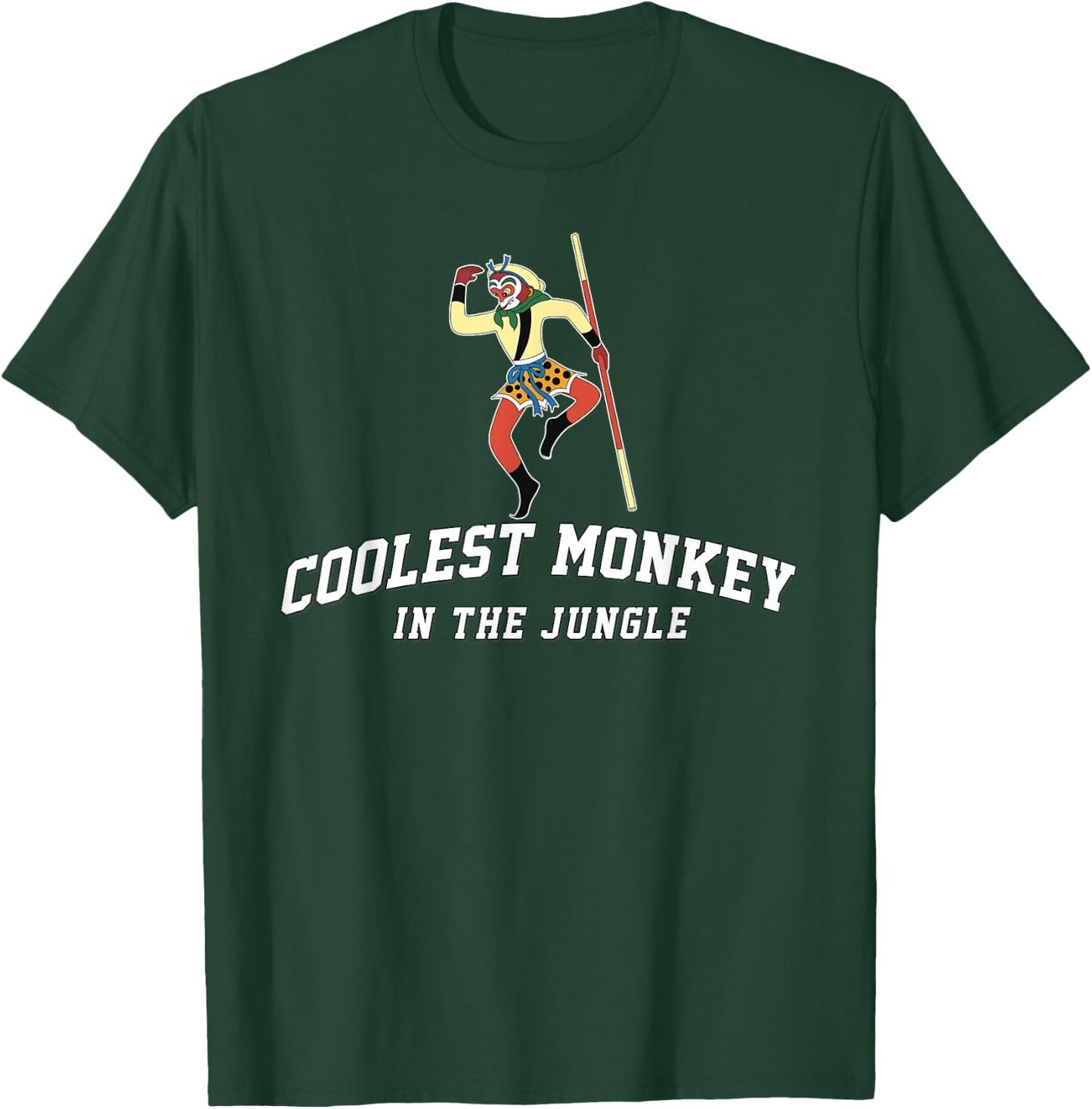 Sun Wukong for the Coolest Monkey in the Jungle T-Shirt - T-Shirt | Forest