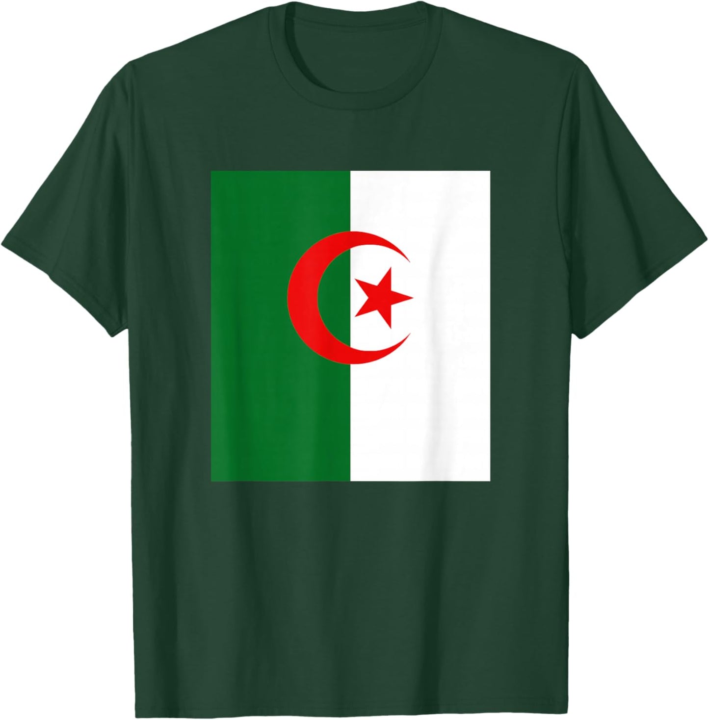 Flag of Algeria - Algerian Football Team Fans T-Shirt - T-Shirt | Forest