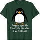 Funny Penguin T Shirt Cool I can't fly animal love gift T-Shirt - T-Shirt | Forest