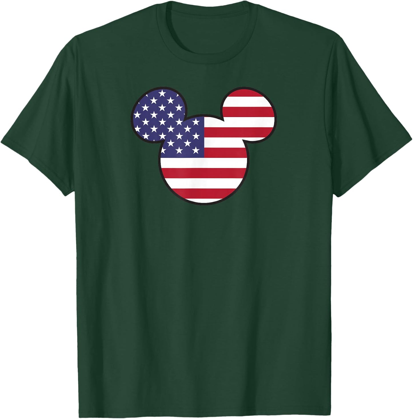 Disney Mickey American Flag T-Shirt - T-Shirt | Forest