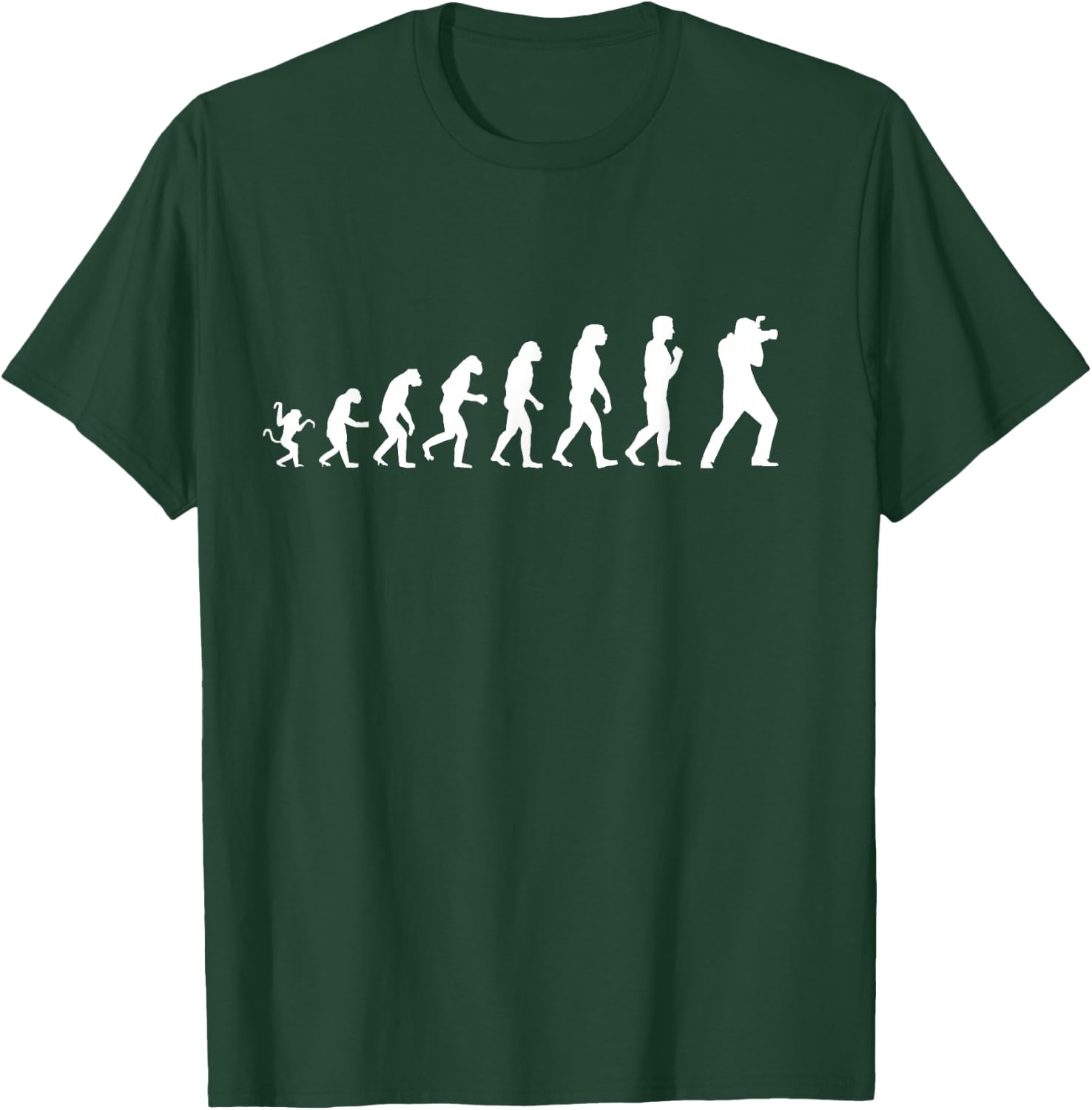 Funny Photography Evolution For Photographers T-Shirt - T-Shirt | Forest