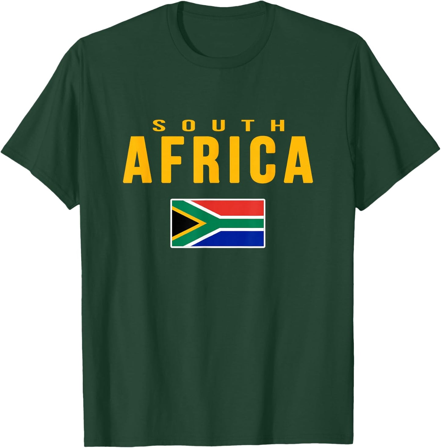 South Africa South African Flag T-Shirt - T-Shirt | Forest