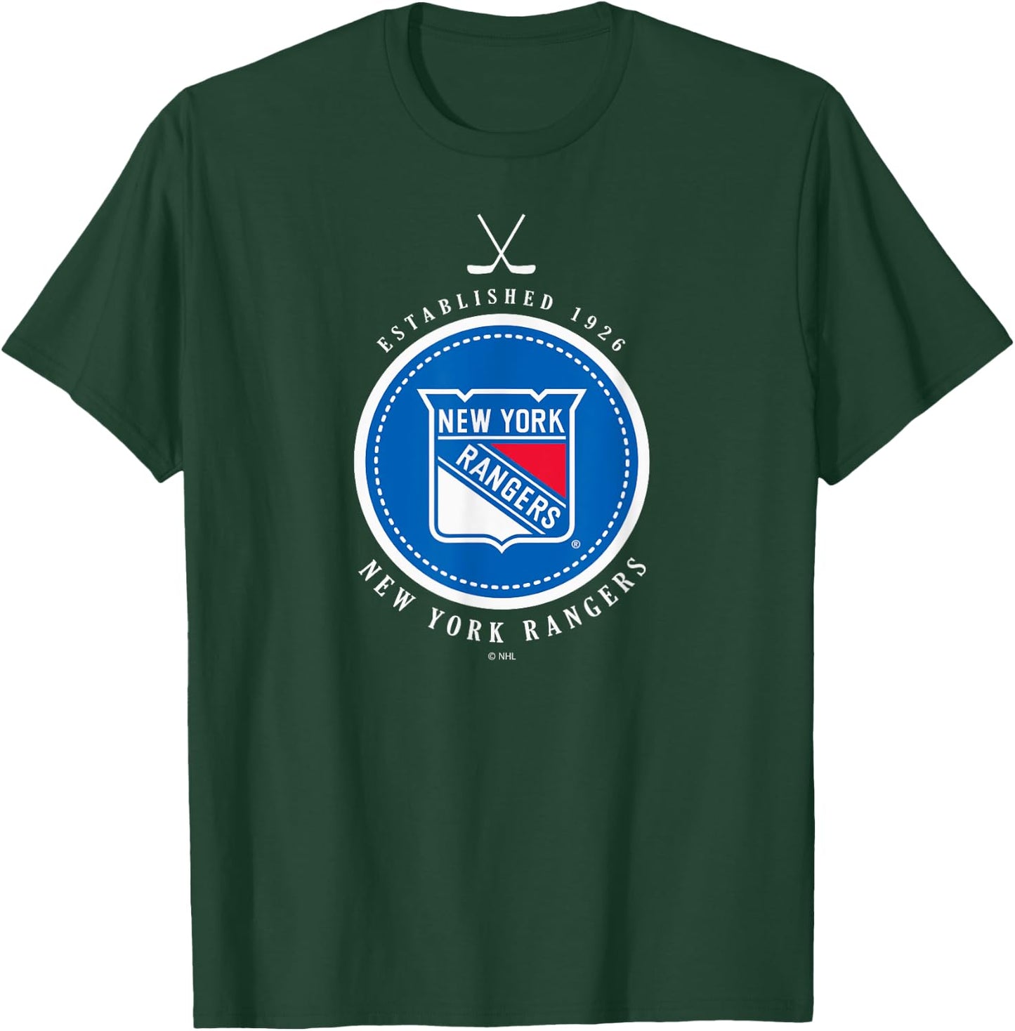 New York Rangers Est 1926 Black Officially Licensed T-Shirt - T-Shirt | Forest