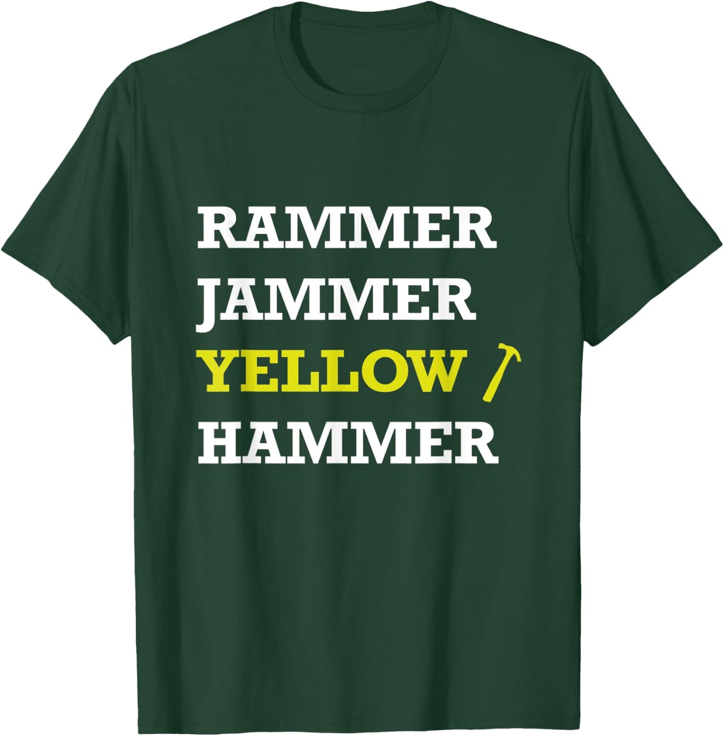 Rammer Jammer Yellow Hammer T Shirt T-Shirt - T-Shirt | Forest