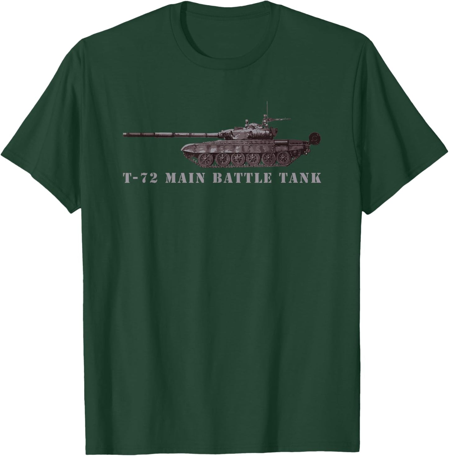 T 72 Tank Gift Russian T-72 MBT T-Shirt - T-Shirt | Forest