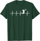 Volleyball Heartbeat - Volleyball Player T-Shirt - T-Shirt | Forest