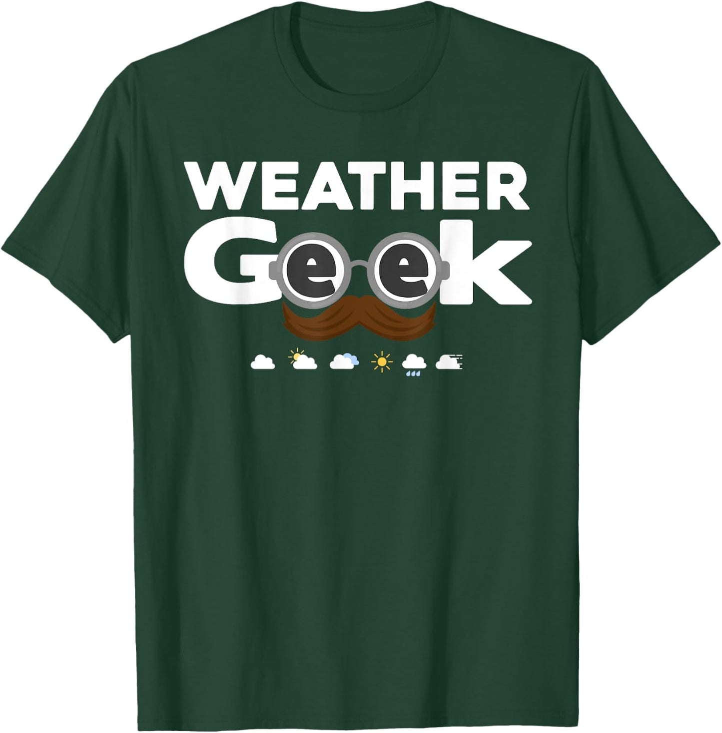 Meteorology Design Women Weather Geek Meteorologist T-Shirt - T-Shirt | Forest