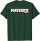 Top Gun Maverick Name with Logo Retro 80's Action Movie T-Shirt - T-Shirt | Forest