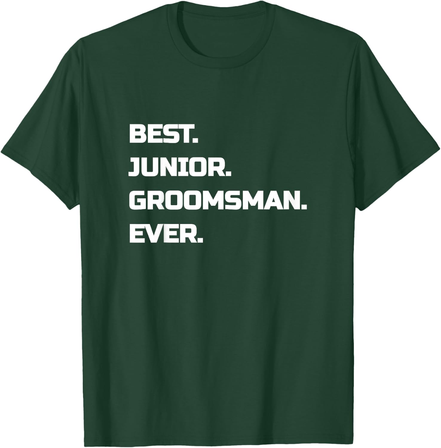 Best Junior Groomsman Kids Boys T-Shirt - T-Shirt | Forest