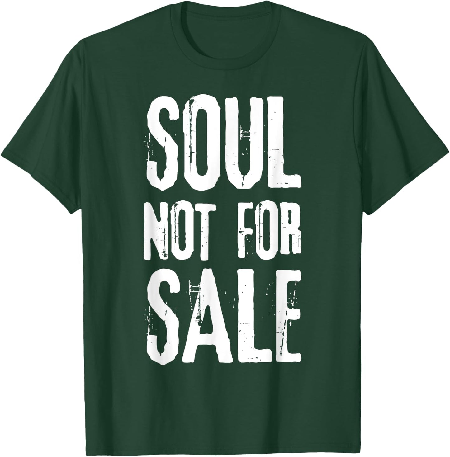 Soul Not For Sale Funny Halloween Night Party Outfit T-Shirt - T-Shirt | Forest