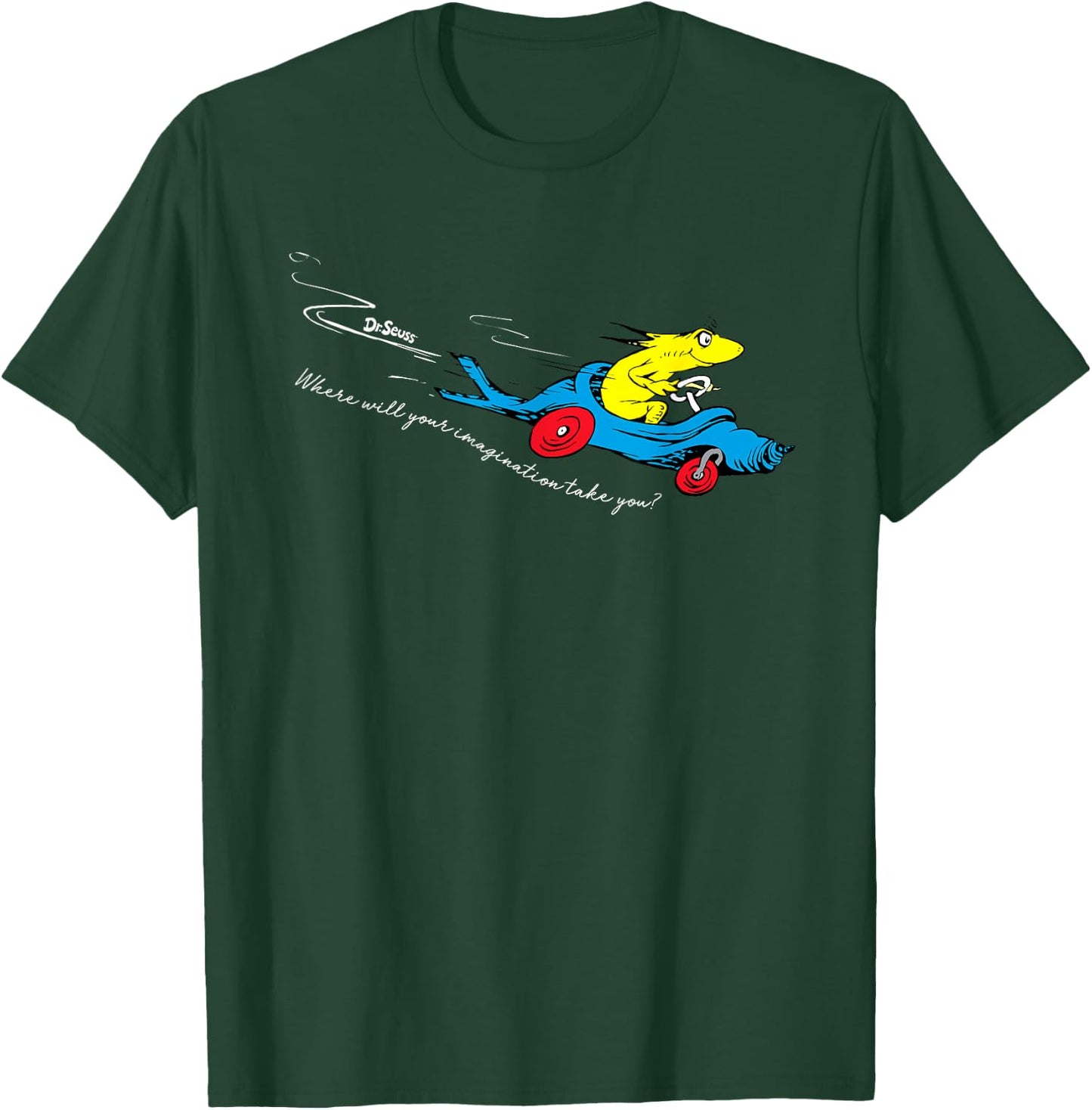 Dr. Seuss Imagination Takes You T-Shirt - T-Shirt | Forest