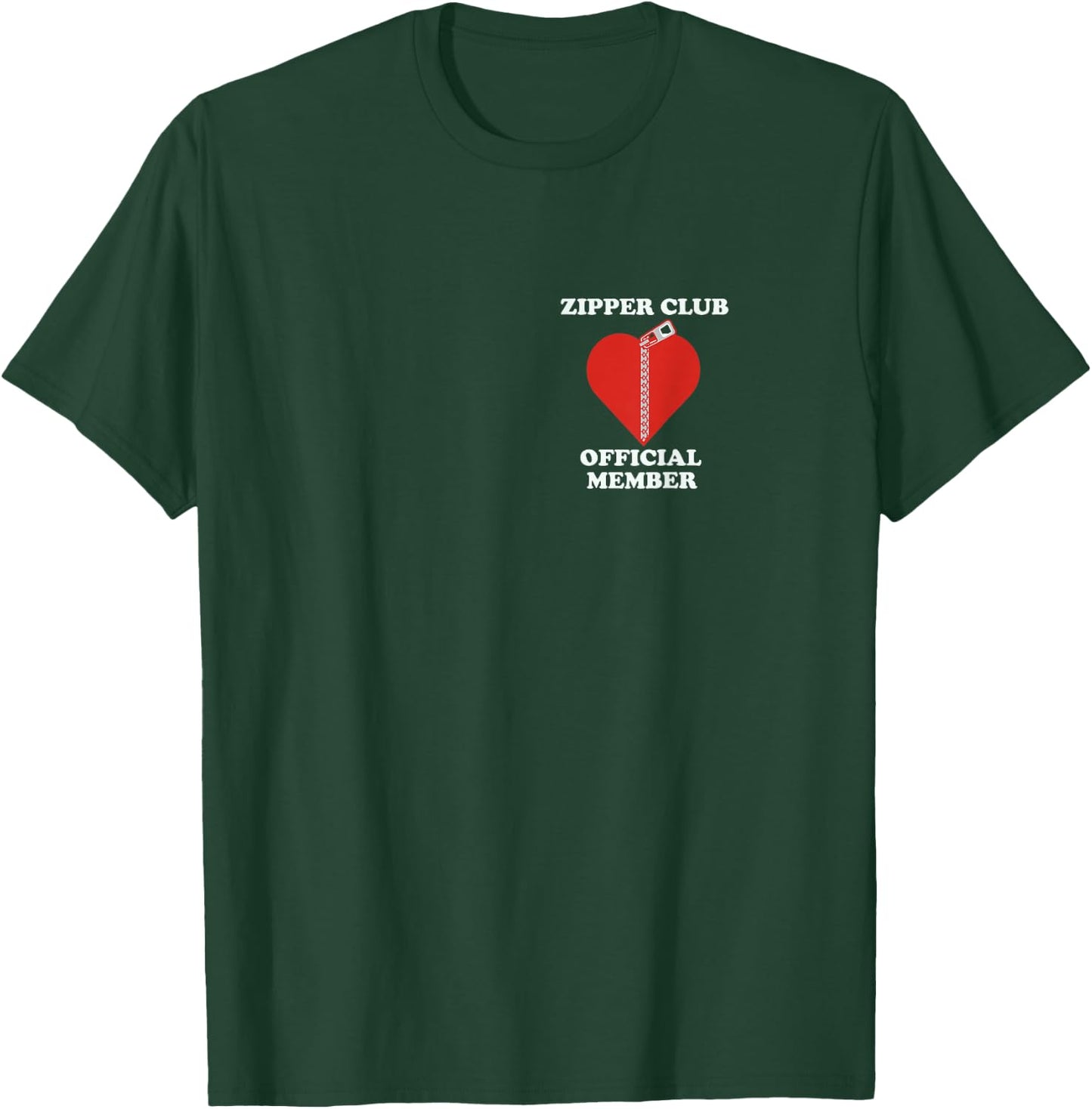 Zipper Club Official Member Open Heart Surgery T-Shirt - T-Shirt | Forest