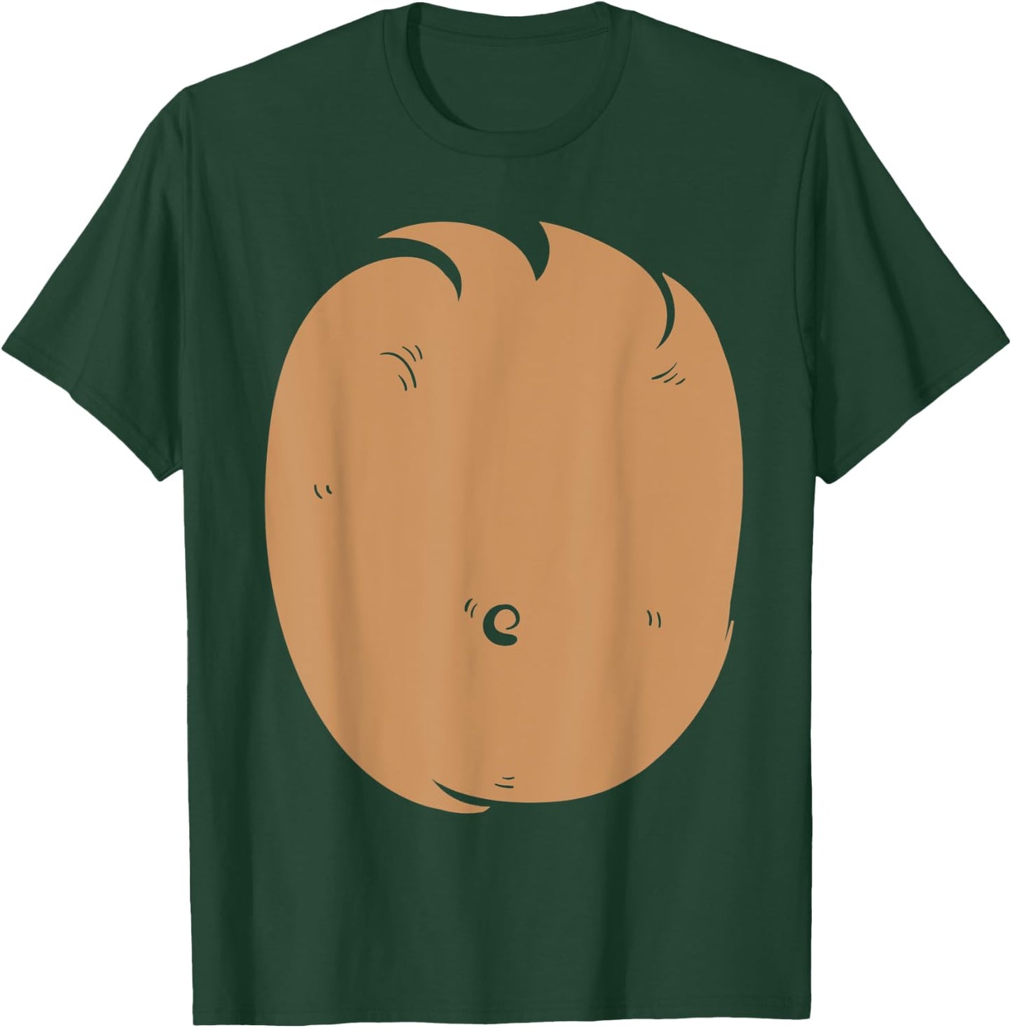 Monkey Ape Gorilla Belly Halloween Office Party Costume T-Shirt - T-Shirt | Forest