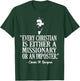 Christian A Missionary Or Imposter Charles Spurgeon Quote T-Shirt - T-Shirt | Forest