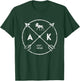 Alaska Adventure Shirt, Est 1959 Moose Arrows Tribal State T-Shirt - T-Shirt | Forest
