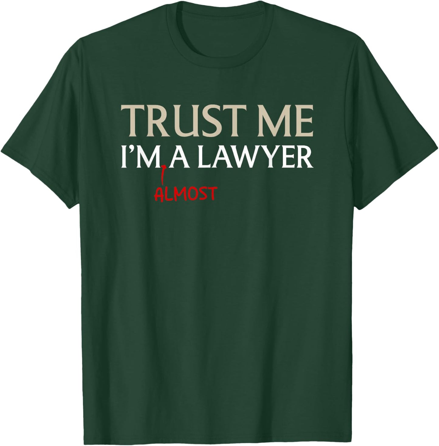 Funny Lawyer Art Women Law School Bar Exam Attorney T-Shirt - T-Shirt | Forest