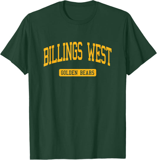Billings West High School HS Billings MT Varsity Sports T-Shirt - T-Shirt | Forest