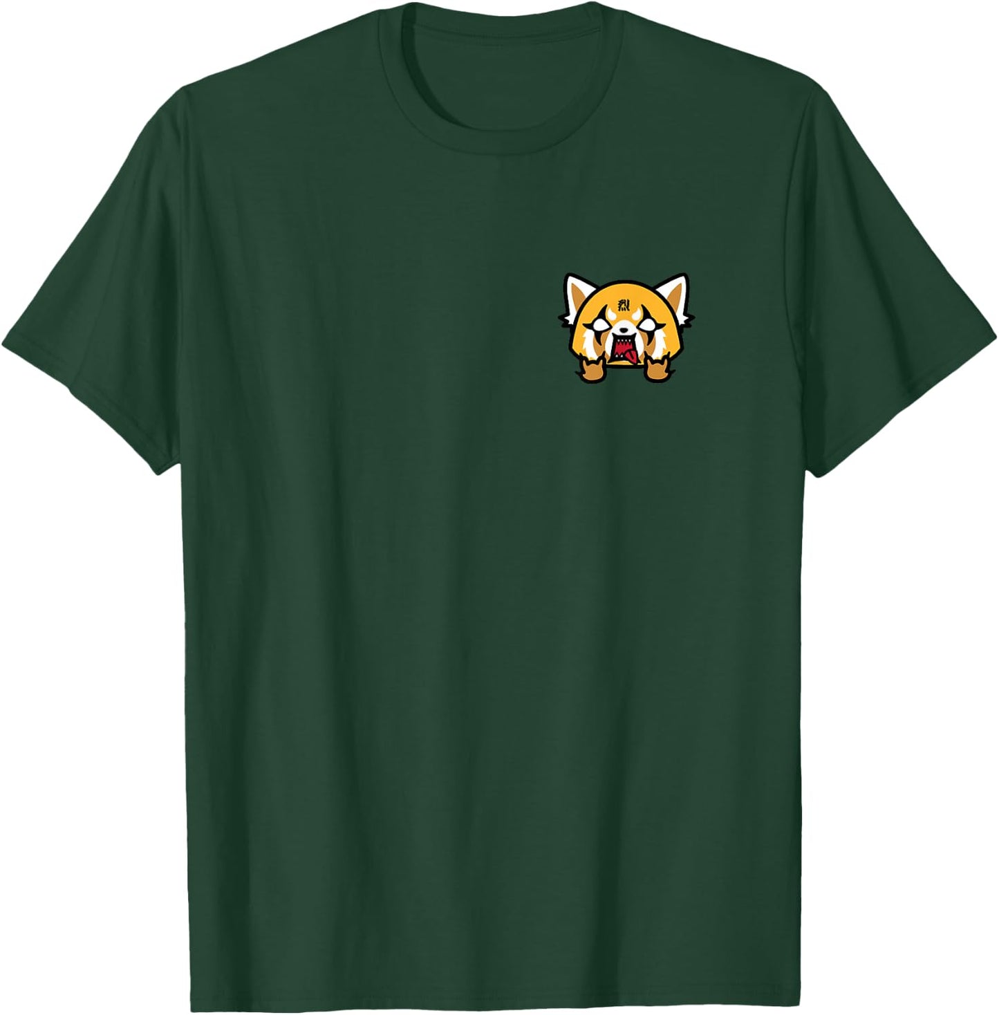 Aggretsuko Rage Front and Back Logo T-Shirt - T-Shirt | Forest