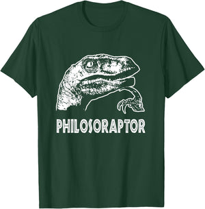 Philosoraptor T-Shirt - T-Shirt | Forest