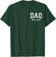 Dad Est 2010 Custom Dad Personalized Fathers Day Customized T-Shirt - T-Shirt | Forest