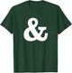 Letter Ampersand & halloween shirt T-Shirt - T-Shirt | Forest