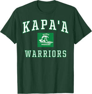 Kapaa High School Warriors C1 T-Shirt - T-Shirt | Forest