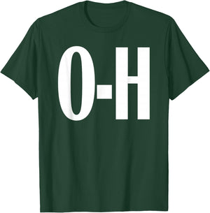 O-H Couples Matching Ohio Sports Football Funny Fun T-Shirt - T-Shirt | Forest