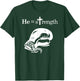 Christian Sports Inspirational Quote Jesus Boxing T-Shirt - T-Shirt | Forest