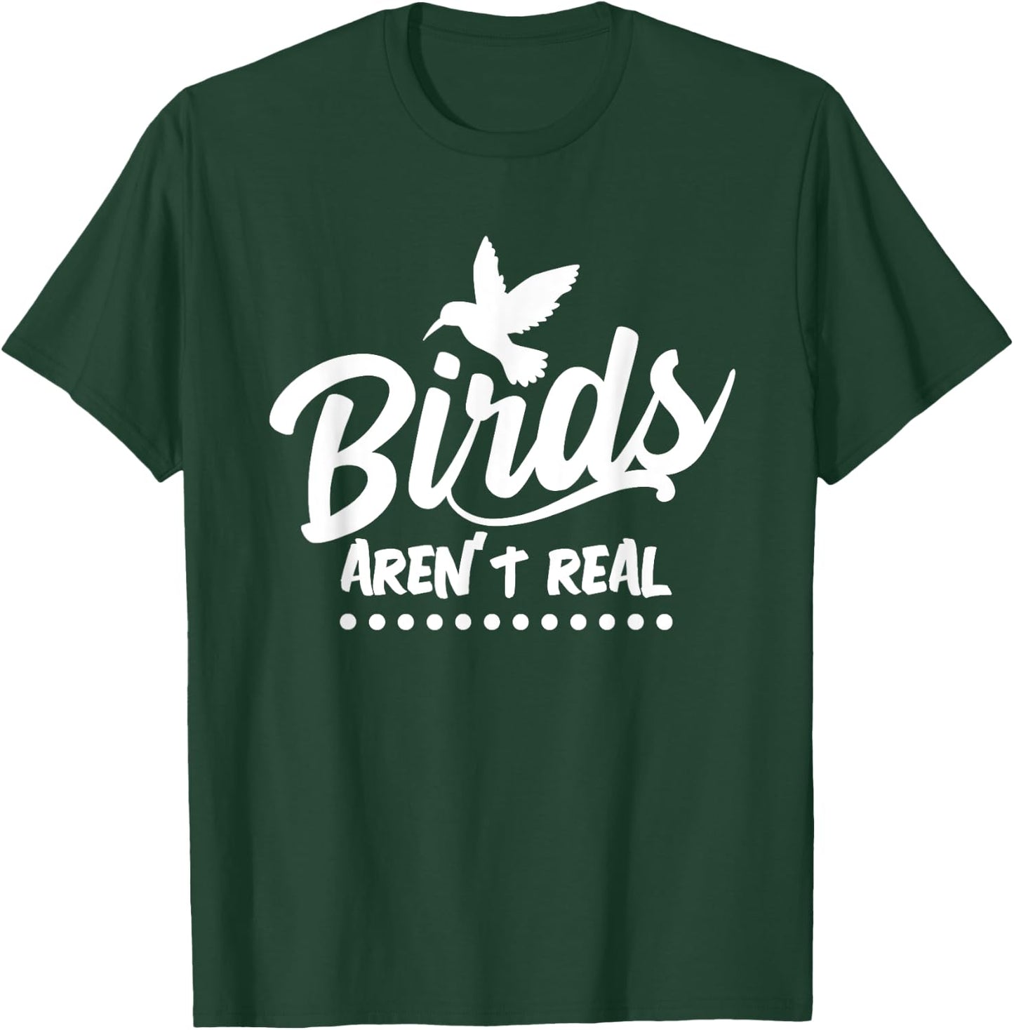 Birds Aren't Real America T Shirt Men Women T-Shirt - T-Shirt | Forest