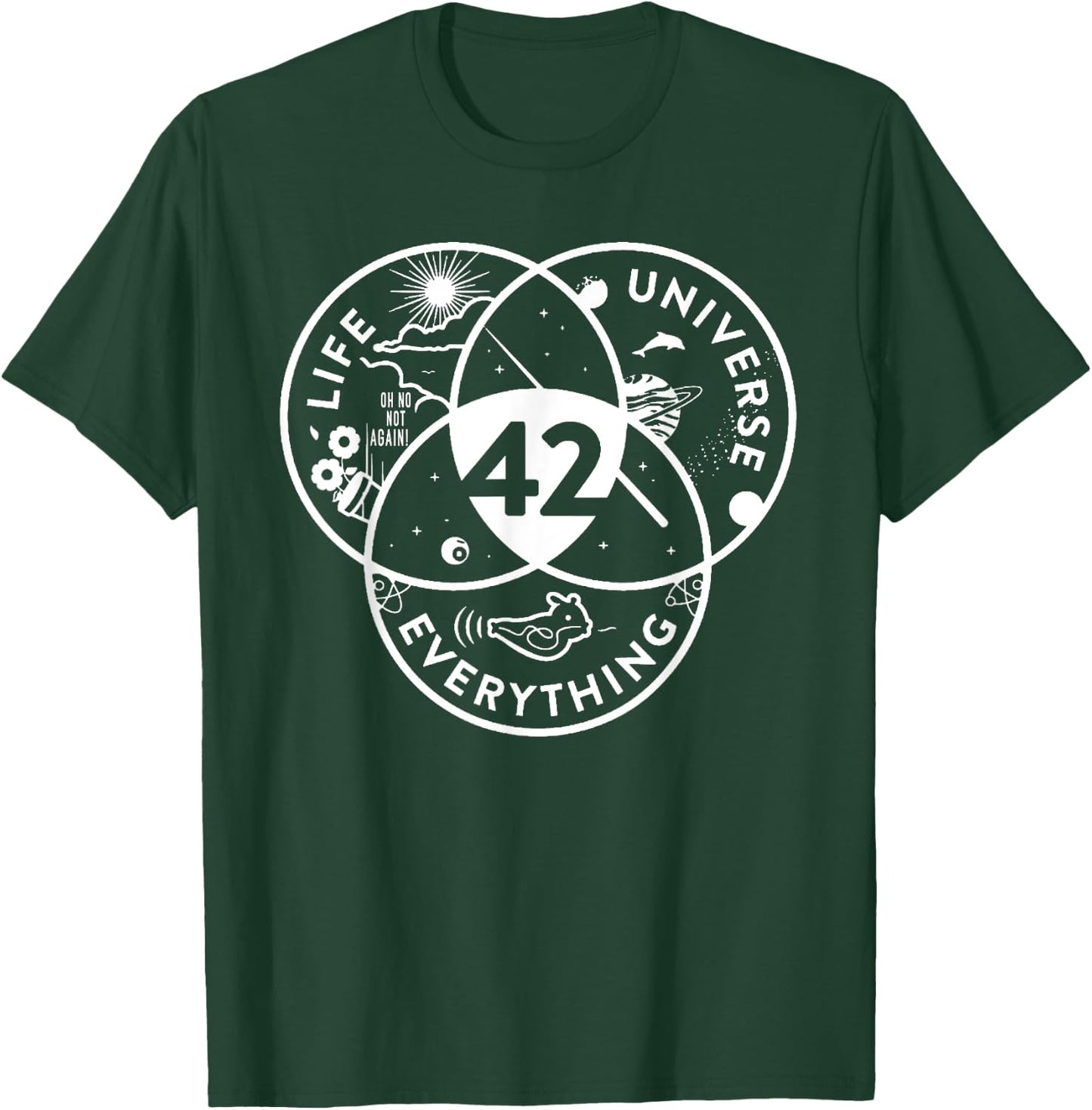 The Answer To Life The Universe And Everything Shirt T-Shirt - T-Shirt | Forest