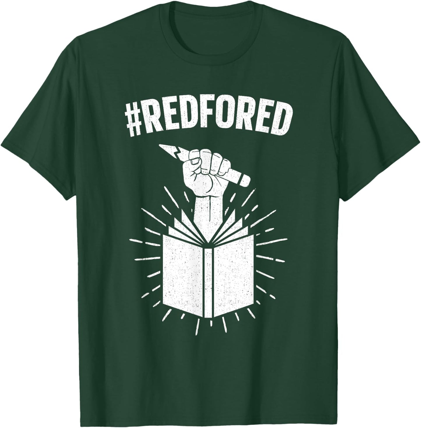 Red For Ed Teachers Strike Educator Walkout Shirt Men Women Girls Kids T-Shirt - T-Shirt | Forest