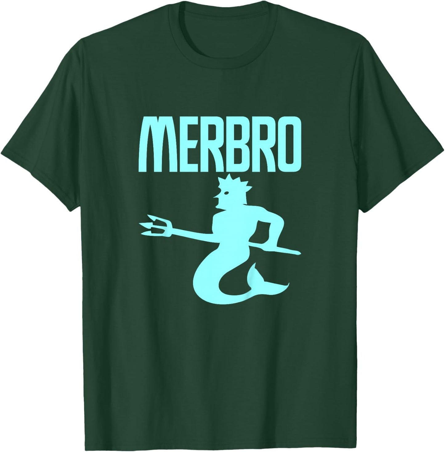 Majestic Merbro Swimming Merman Design For Boys T-Shirt - T-Shirt | Forest