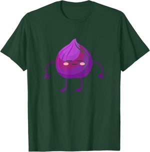 Red Onion - Vegetable Themed Outfit Gift Red Onion Lovers T-Shirt - T-Shirt | Forest