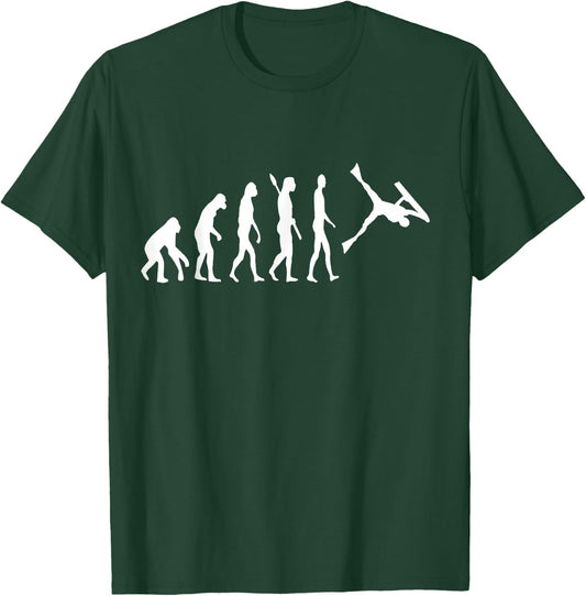Bodyboarder Evolution Bodyboarding Surfing Watersport T-Shirt - T-Shirt | Forest