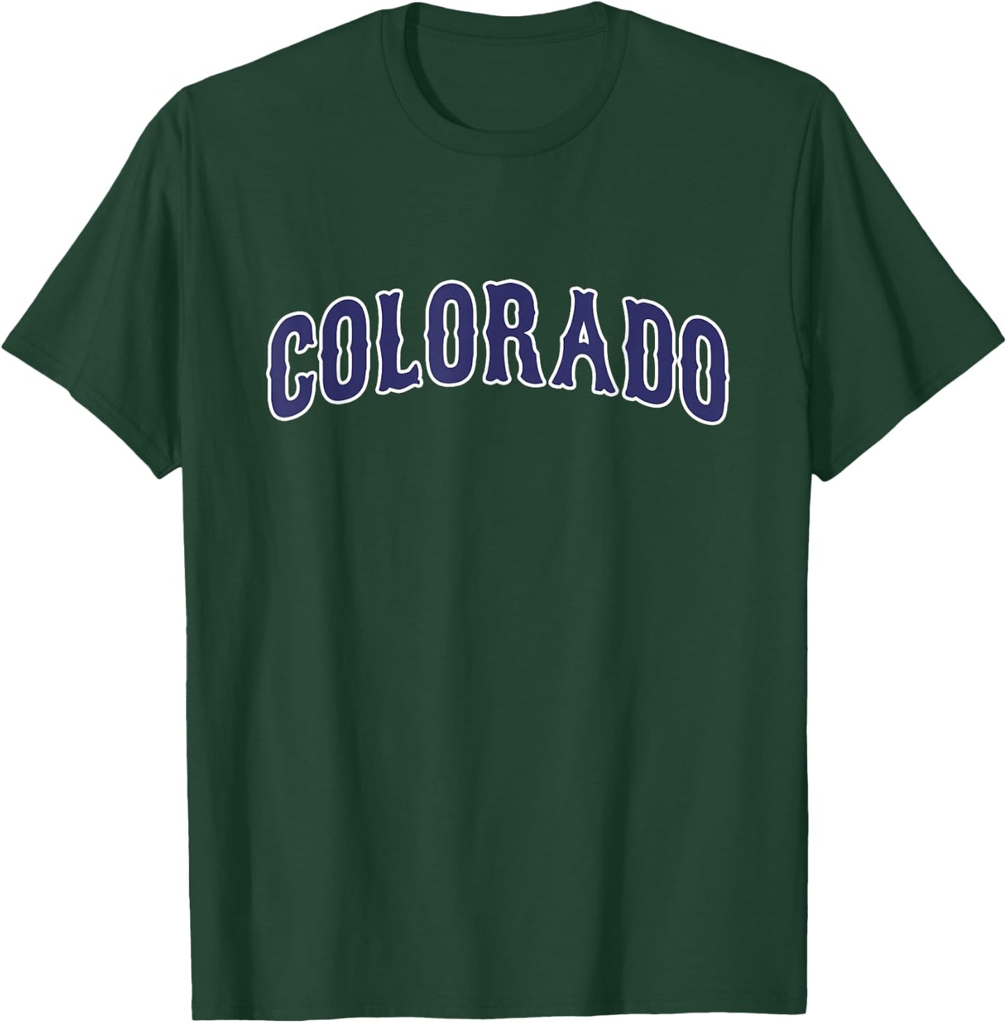Colorado - Throwback Design - Classic T-Shirt - T-Shirt | Forest