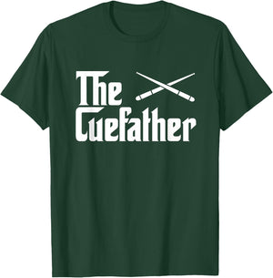 The Cue Father Funny Pool Billiards Player Gift T-Shirt - T-Shirt | Forest