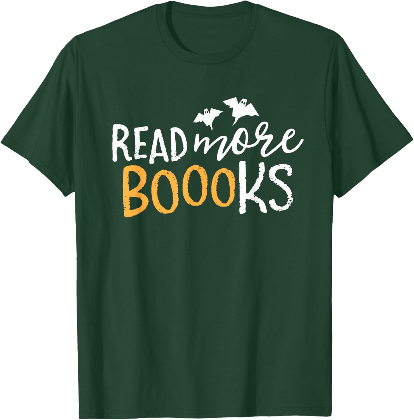 Read More Books Boo Librarian English Teacher Halloween T-Shirt - T-Shirt | Forest