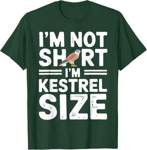 Kestrel Size Birder Birdwatcher Girl American Kestrel T-Shirt - T-Shirt | Forest