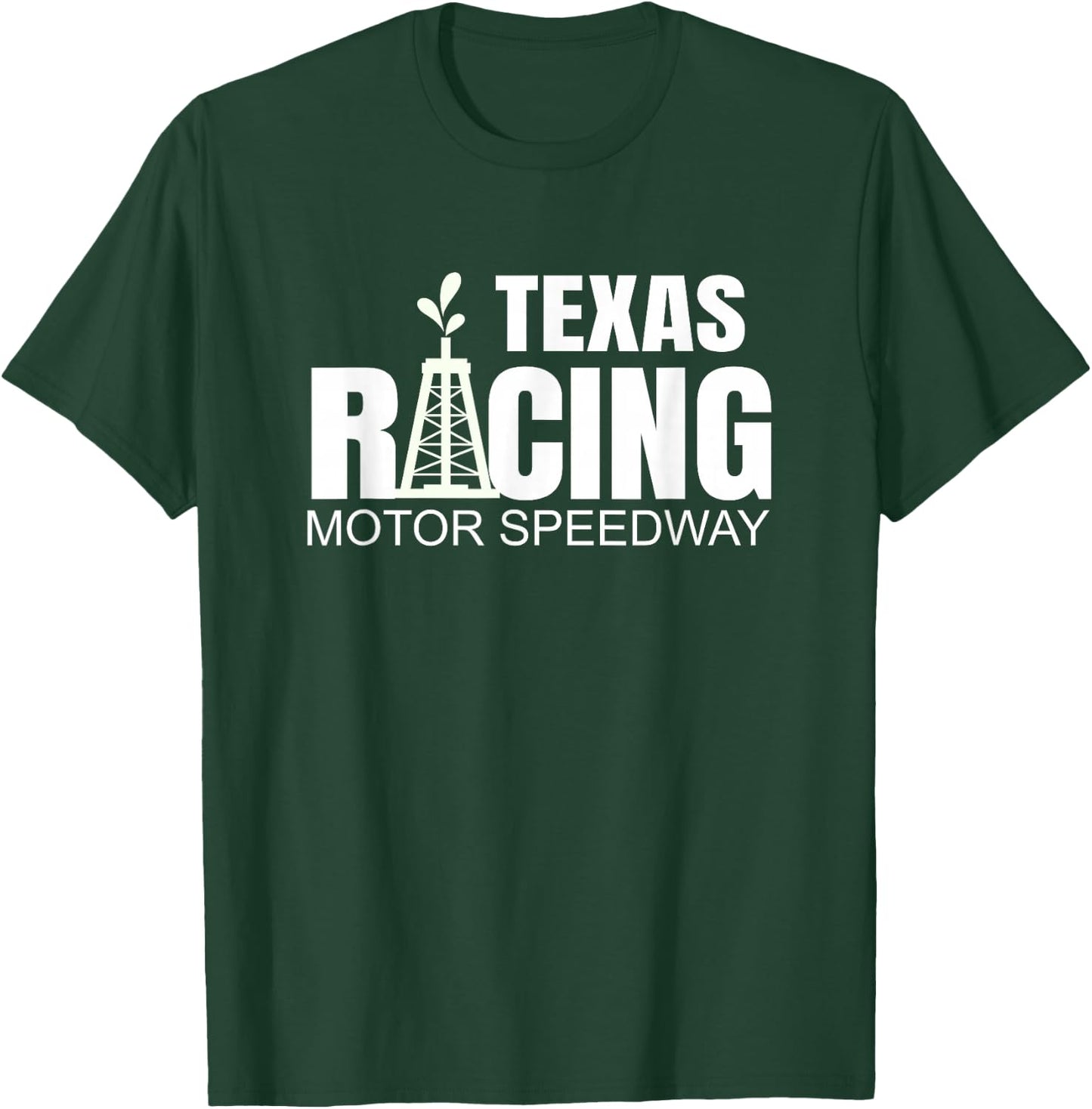 Texas Racing Gifts Texas Speedway Racetrack Car Racing T-Shirt - T-Shirt | Forest